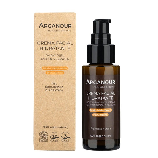 Creme facial Arganour para pele mista/oleosa 50ml