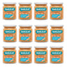 Embalagem de 12 frascos de arroz com salmão e ervilhas da Eco Ca Chi Tos Smileat, 230g