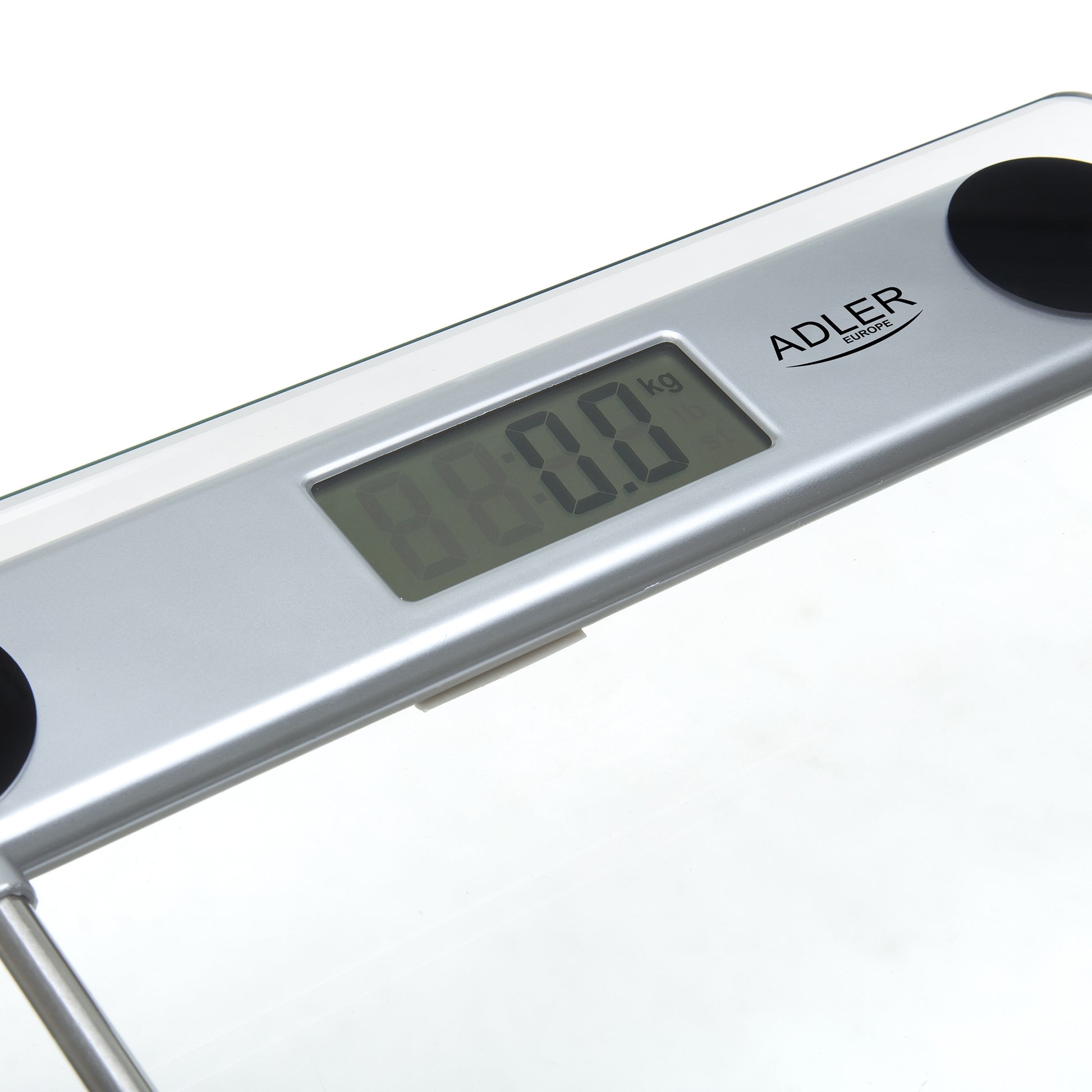 Báscula De Baño Digital Cristal Templado, Alta Medición 150 Kg 100 G, Apagado Automático, Fácil Adler Ad 8121 Transparente_4