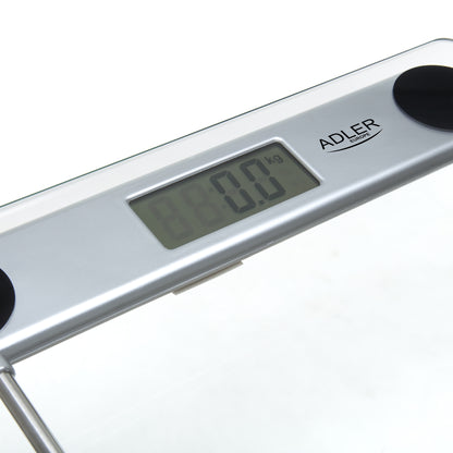 Báscula De Baño Digital Cristal Templado, Alta Medición 150 Kg 100 G, Apagado Automático, Fácil Adler Ad 8121 Transparente_4