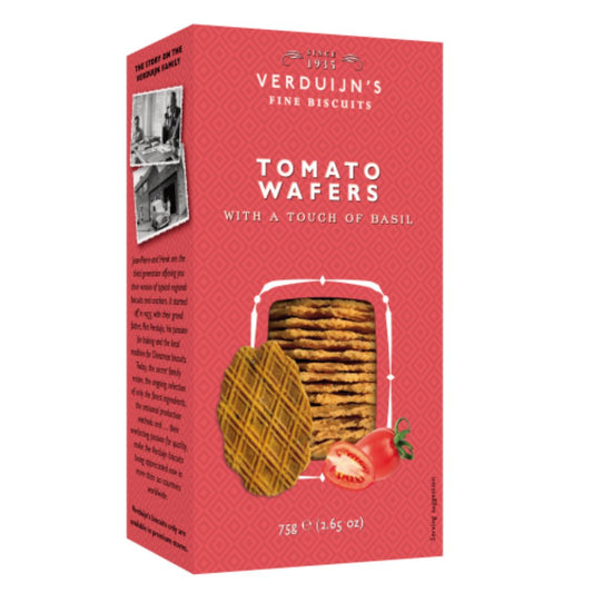 Bolachas com queijo, tomate e manjericão Verdujins 75g