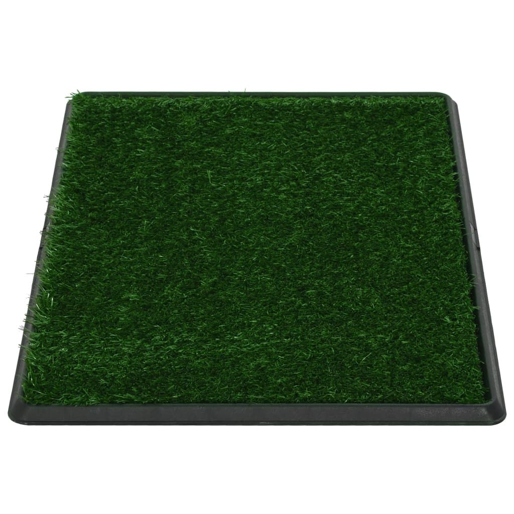 Vidaxl Inodoros Mascotas Con Bandeja Césped Artificial 2 Uds 76x51x3cm_3