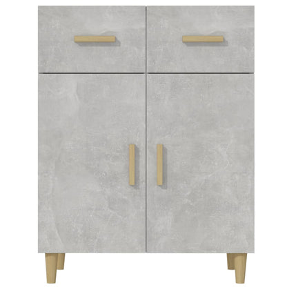 Aparador De Madera Contrachapada Gris Hormigón 69,5x34x89 Cm / Vetonek_0