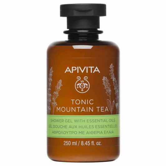 Gel de Banho Mountain Tea com Chá de Montanha Apivita 250 ml