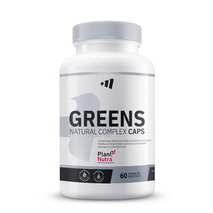Greens Natural Complex Caps - 60 Cápsulas Vegetales - Superfoods - Masmusculo_0