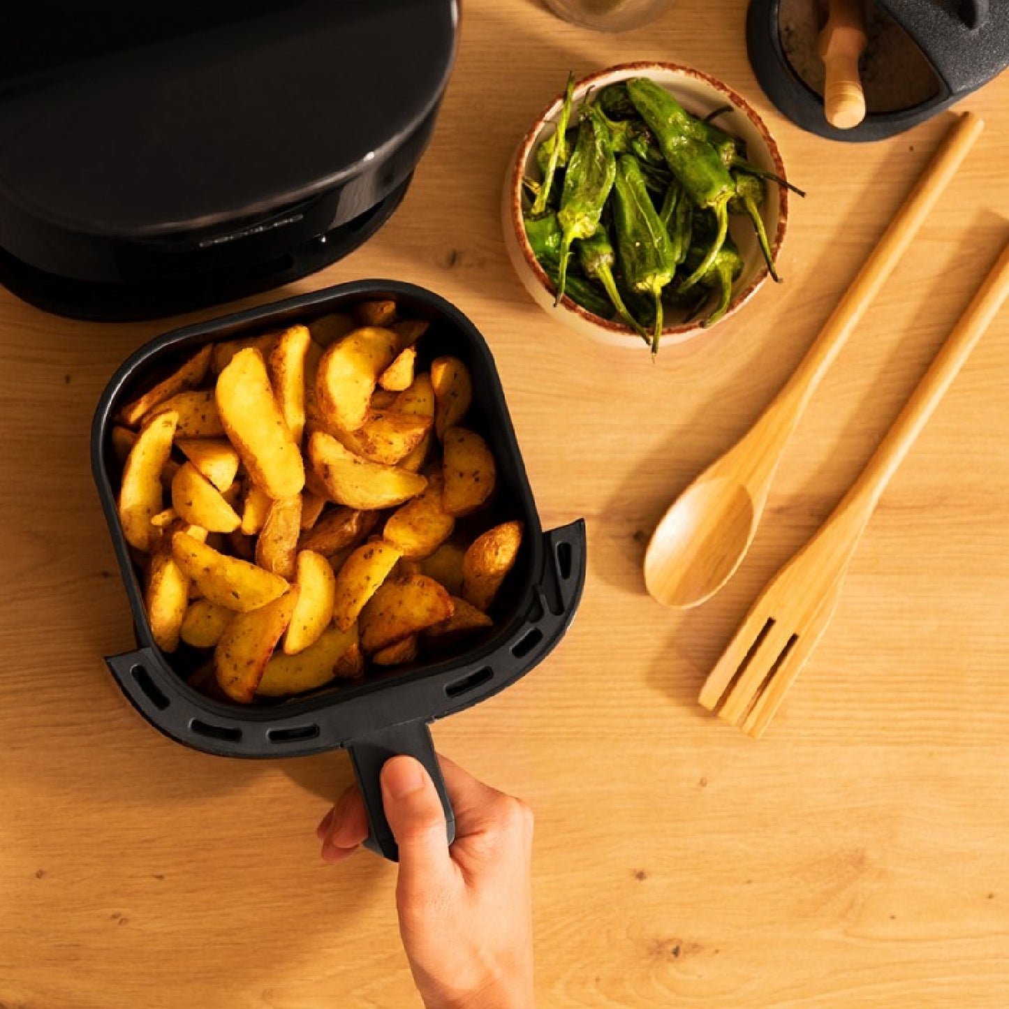 Freidora Sin Aceite De 2 L De Aire Caliente Cecofry Compact 2000 Touch. 900 W, Dietética Y Compacta, Control Táctil, Tecnología Perfectcook, Termost_2