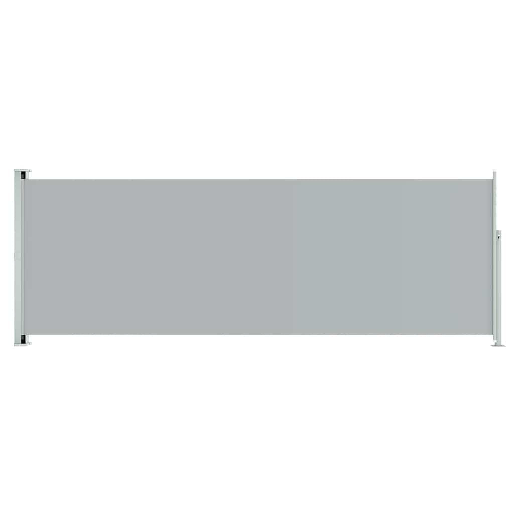 Vidaxl Toldo Lateral Retráctil Para Patio Gris 220x600 Cm_0