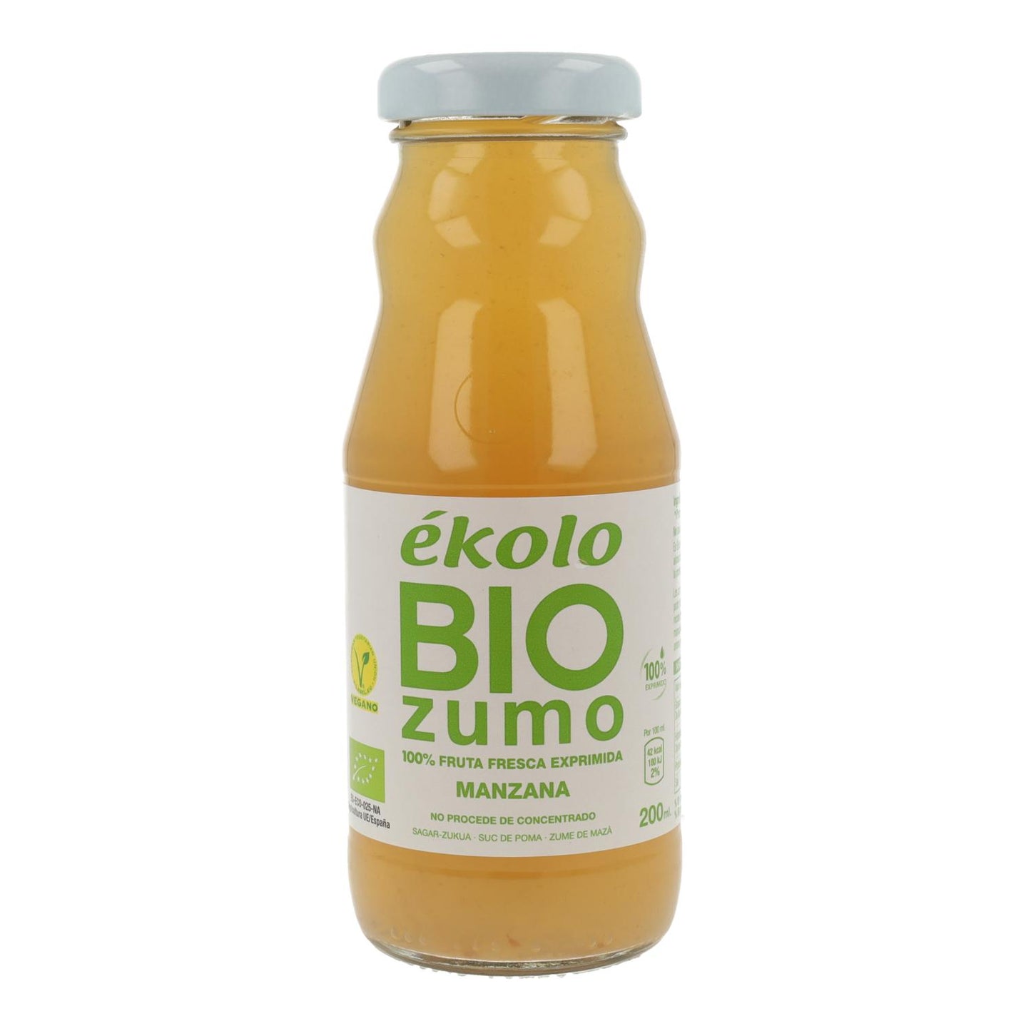 Sumo de Maçã Biológico 100% Espremido Ékolo 750 ml