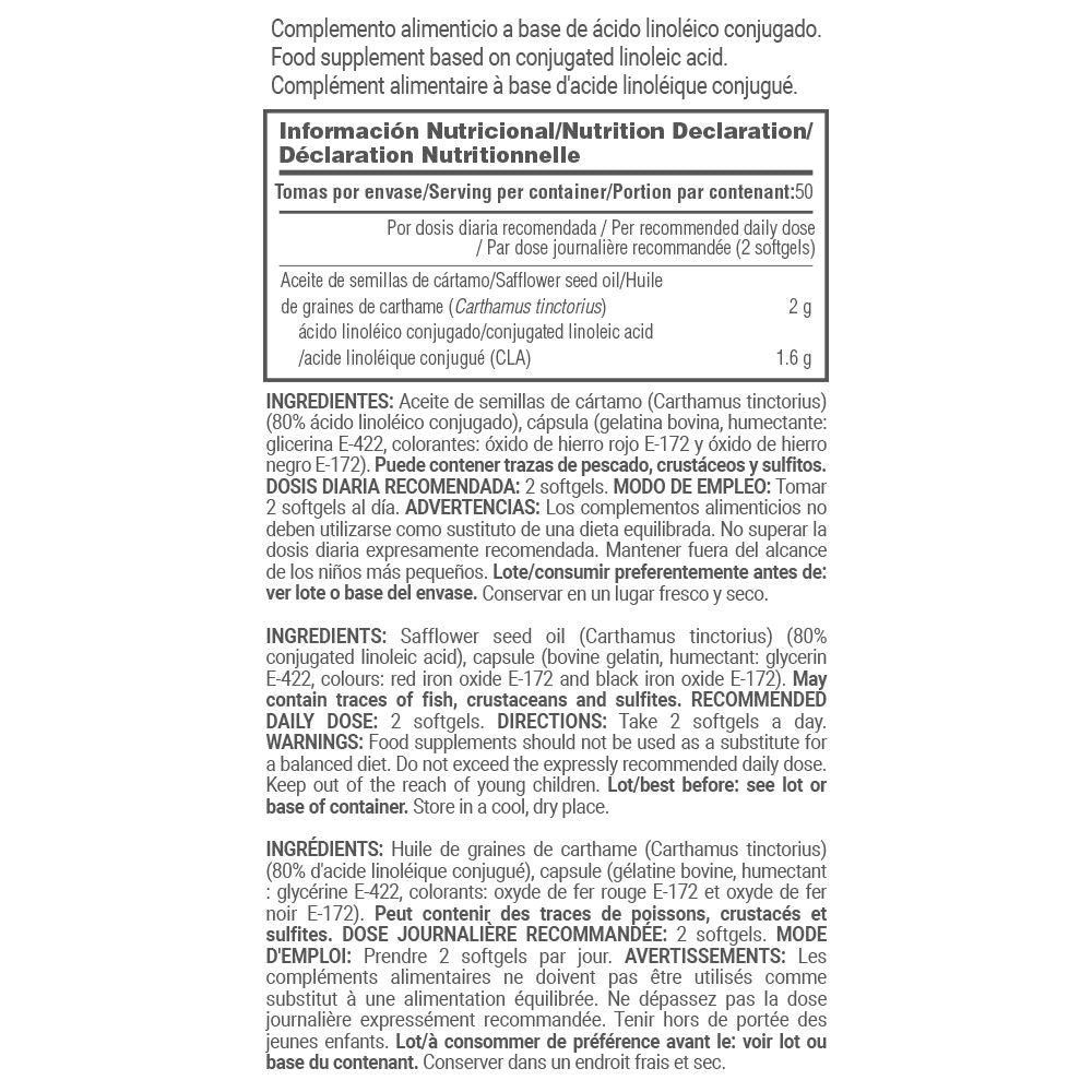Cla 800 Mg - 100 Softgels - Ayuda A Perder Peso - Masmusculo_4