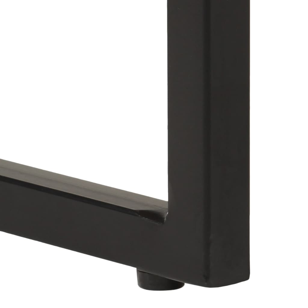Mesa De Comedor De Madera Maciza De Acacia Y Mango 180x90x76 Cm_4