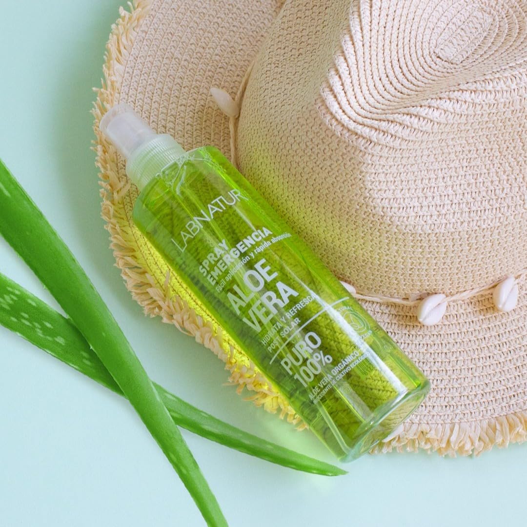 Spray de Aloe Vera 100 % Puro Labnatur 250 ml | Ecológico y Vegano | Hidrata, Calma y Refresca_3