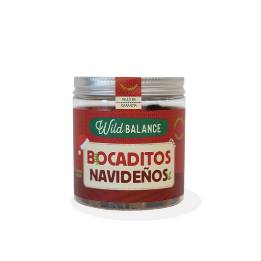 Petiscos de Natal Wild Balance para cães e gatos