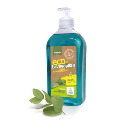 Máquina de lavar loiça manual Flopp Eco de 500 ml com botão de pressão