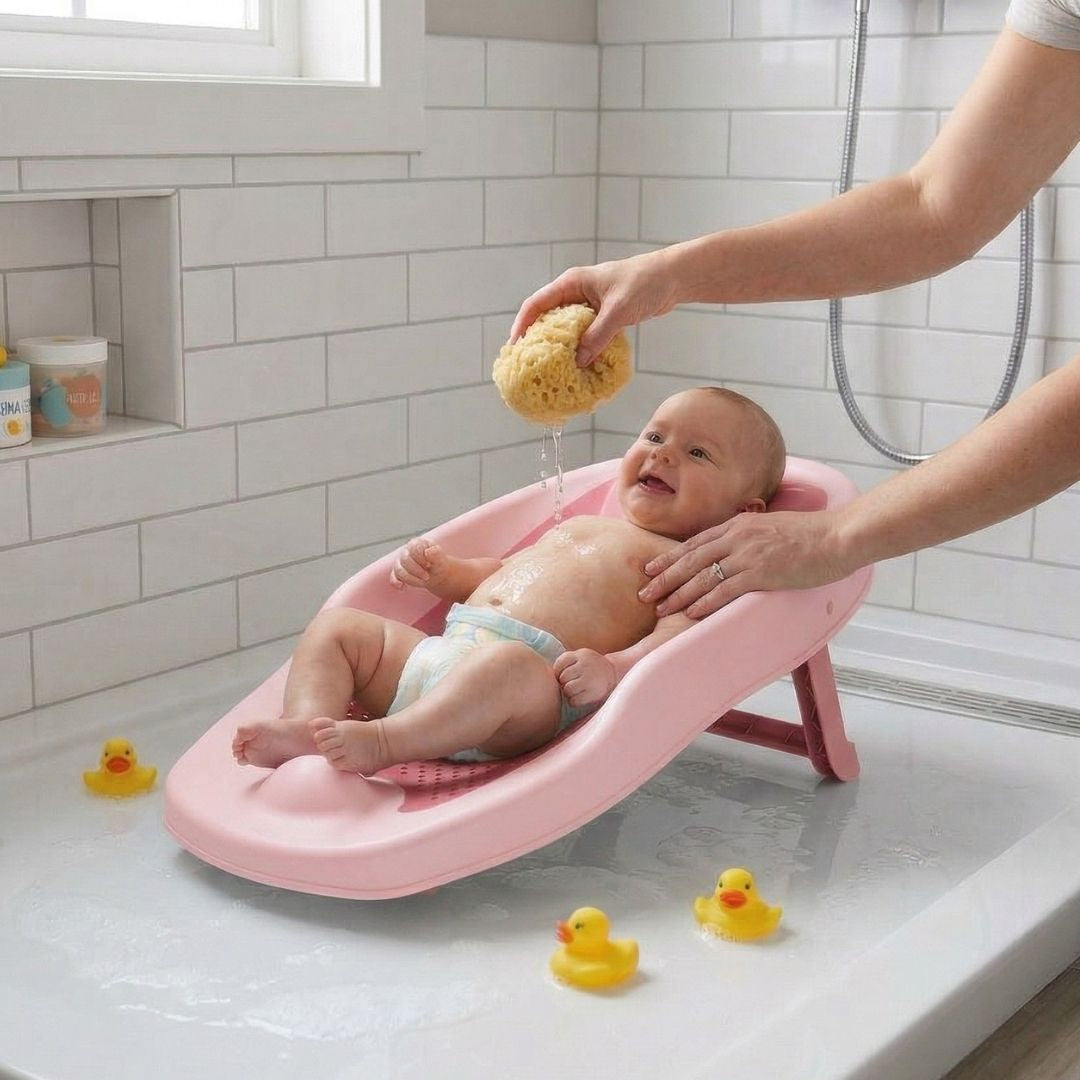 Bathby Cojín De Baño Para Bebé Almohada Flotante Y Antideslizante Apoyo Ergonómico Para La Bañera_1
