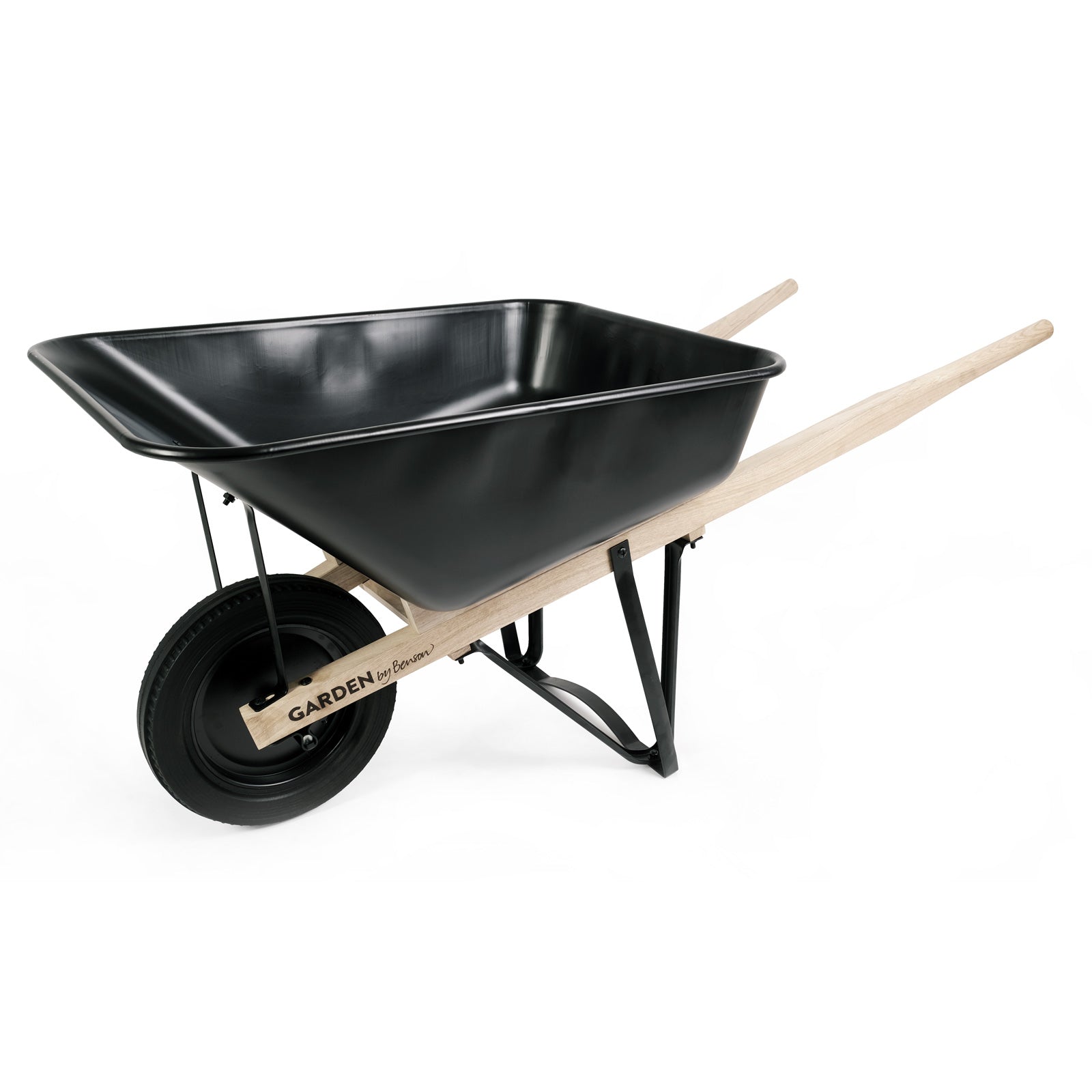 Carretilla Deluxe - Metal, Madera, Plástico, 140 X 67 X 64 Cm_0