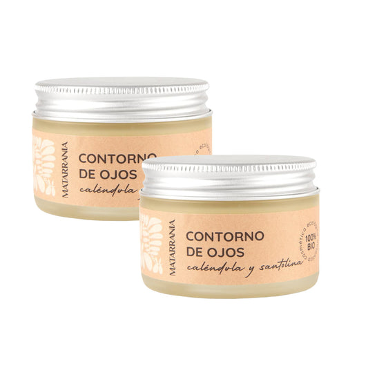Embalagem com 2 unidades de Contorno de Olhos 100% Biológico Matarrania 30ml