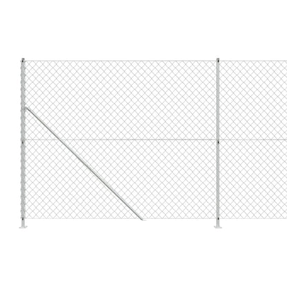 Cerca De Alambre Con Brida Plateada 2x25 M / Vetonek_1