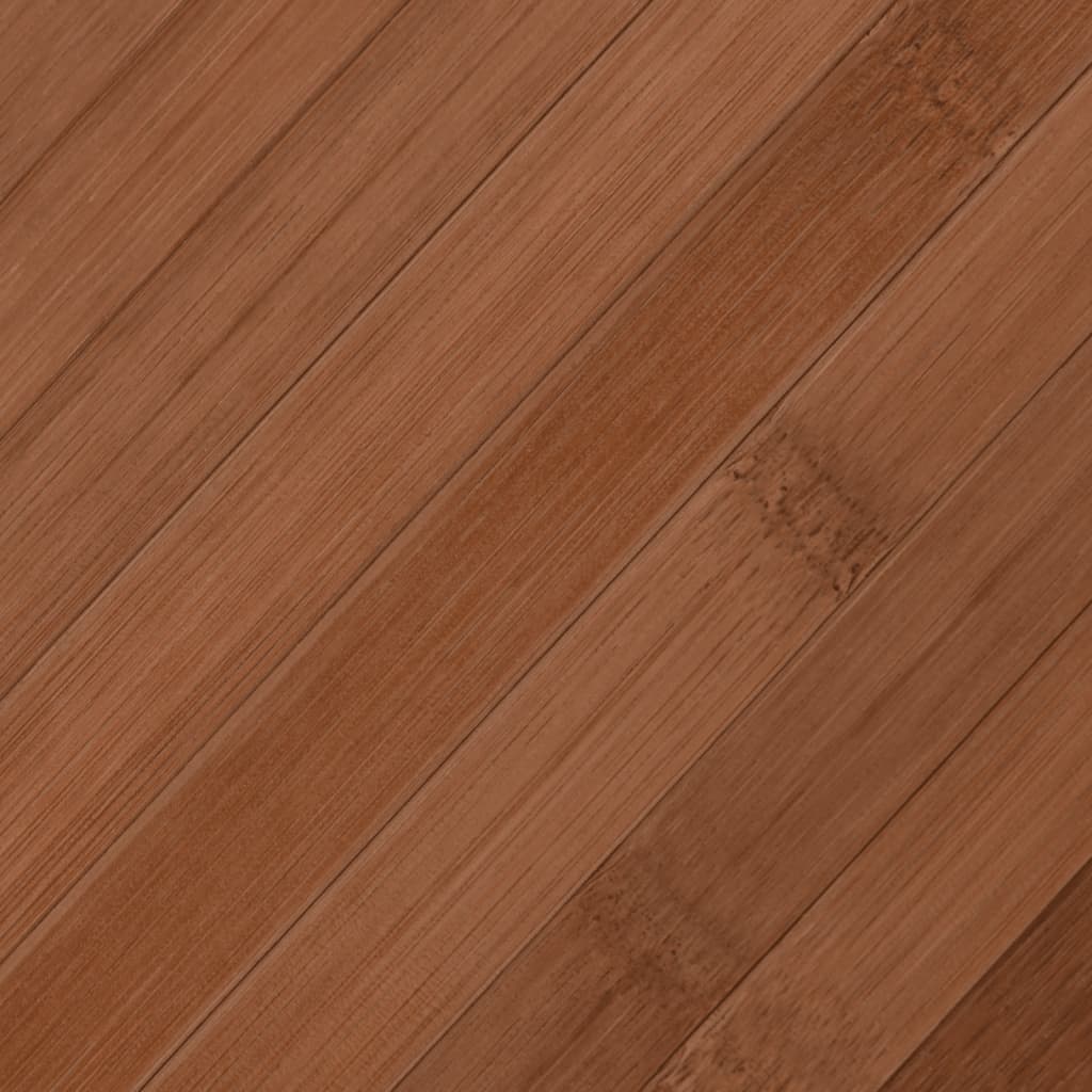 Alfombra Rectangular Bambú Marrón 100x300 Cm / Vetonek_3