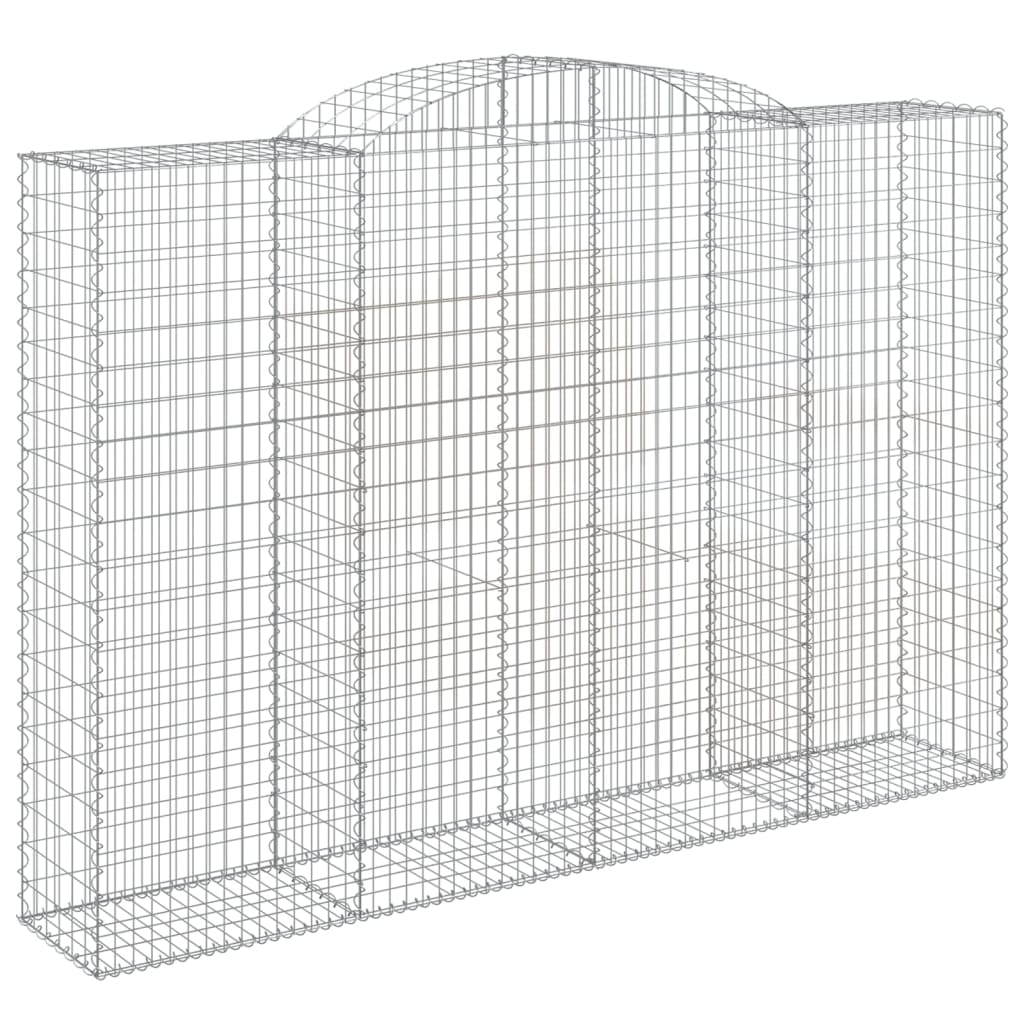 Cestas De Gaviones 9 Uds Forma De Arco Hierro 300x50x200/220 Cm_2