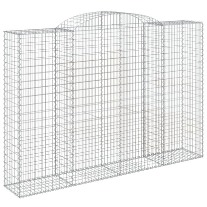 Cestas De Gaviones 9 Uds Forma De Arco Hierro 300x50x200/220 Cm_2