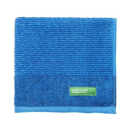 Set 3pcs Toallas De Baño (30x50+50x90+70x140cm) 450 Gsm 100%algodon Azul Casa Benetton