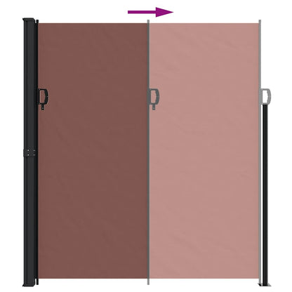 Vidaxl Toldo Lateral Retráctil Marrón 220x300 Cm_4