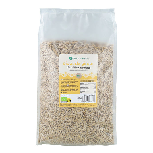 Sementes de Girassol Descascadas ECO Planeta Huerto 2,5 kg