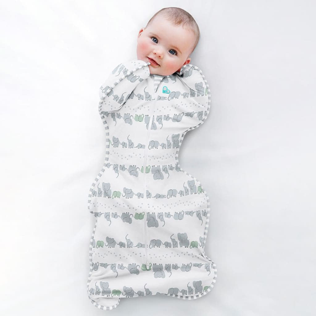 Love To Dream Saco De Bebé Swaddle Up Lite Stage 1 Elefante Blanco S_1
