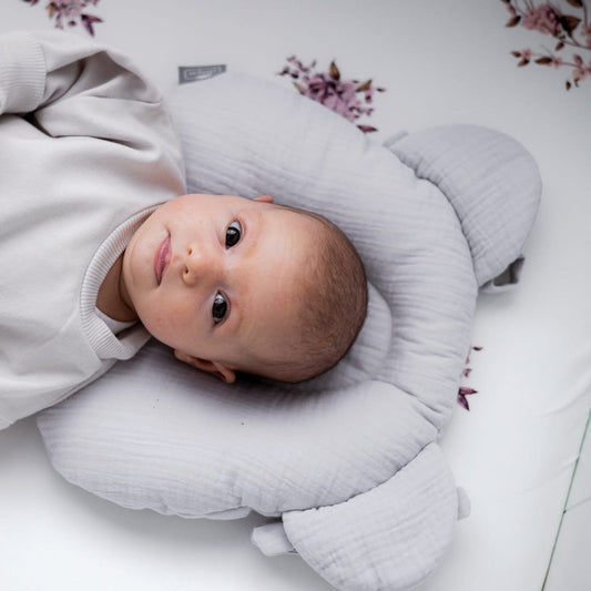 Natural Baby Almohada Cojin Plagiocefalia Bebés Muselina Sleepee | Apoyo Suave Que Reparte La Presión_0