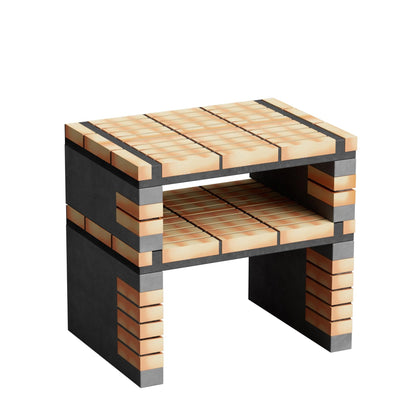 Cozinha exterior California Plus XL com churrasqueira, bancada e lava-loiça Movelar