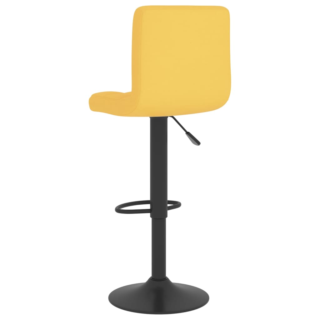 Taburete De Cocina De Tela Amarillo Mostaza_3
