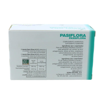 Passiflora Soria Natural, 60 comprimidos