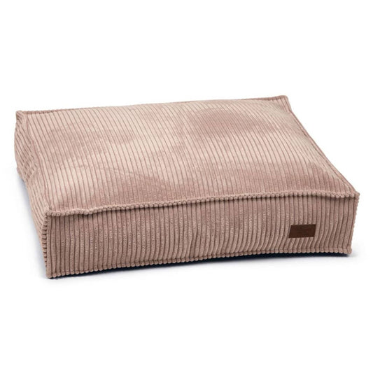 Designed By Lotte Cojín Para Perros Estriado 70x55x15 Cm Rosa_0