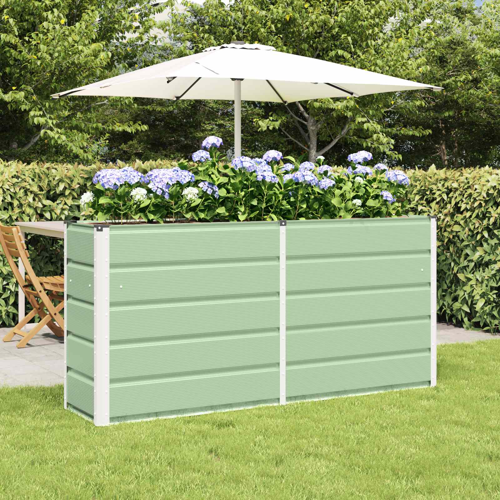 Jardinera Verde 160 X 40 X 75 Cm Acero_1