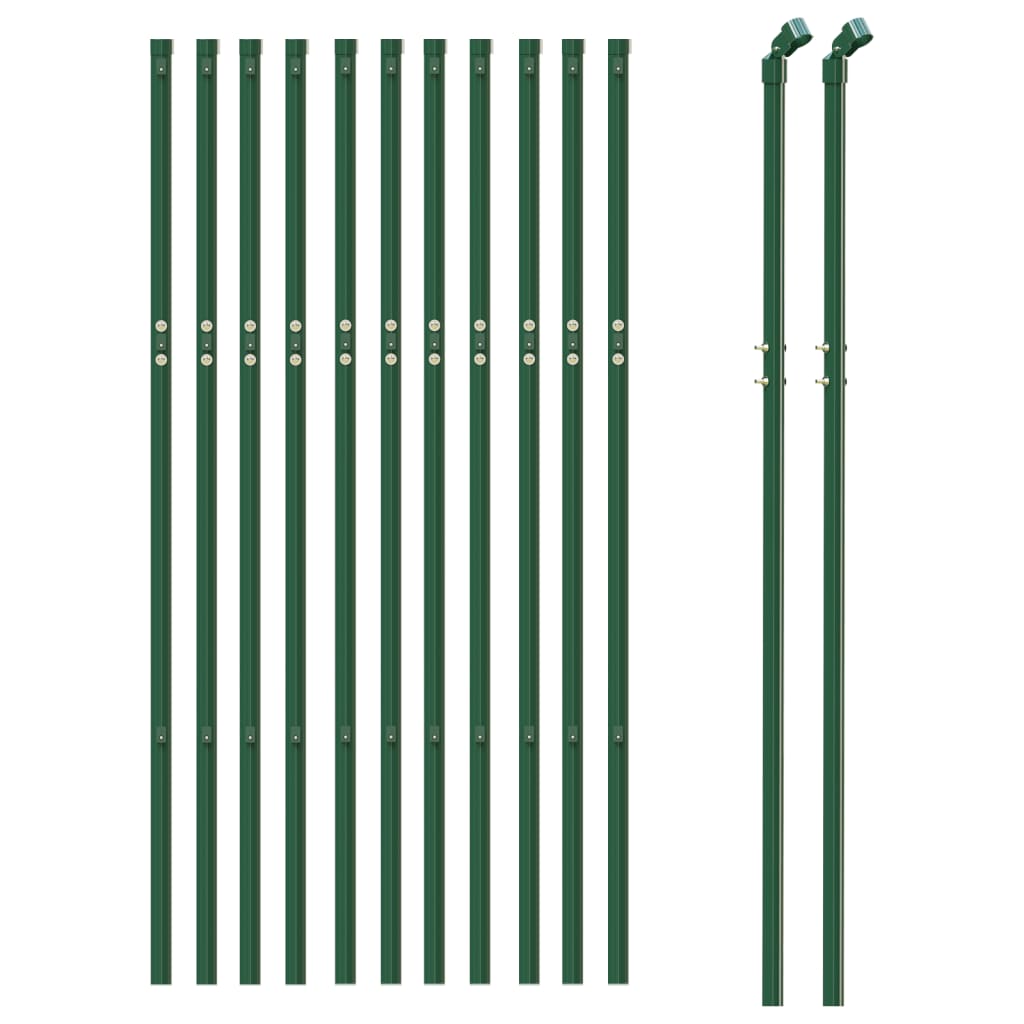 Cerca De Alambre De Acero Galvanizado Verde 1x25 M / Vetonek_3