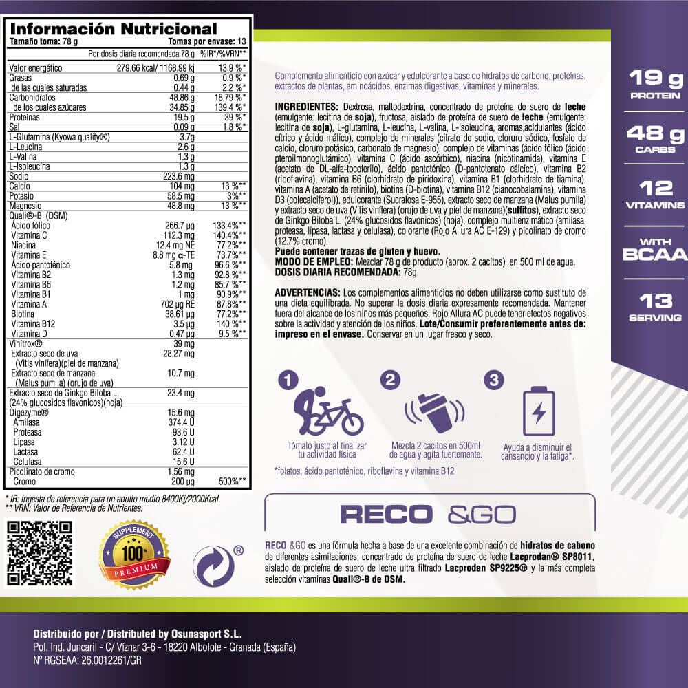 Reco &go - 1kg - Sandias De Gominola - Recarga Los Depósitos De Glucóge - Masmusculo_4