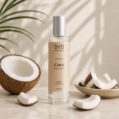 Ambientador Pulverizador Coco Origins SYS Aromas 100 ml | Aroma Dulce y Afrutado | Relajante_1