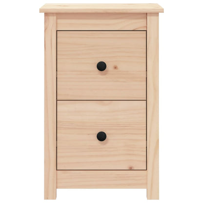 Mesitas De Noche 2 Uds Madera Maciza De Pino 40x35x61,5 Cm_1