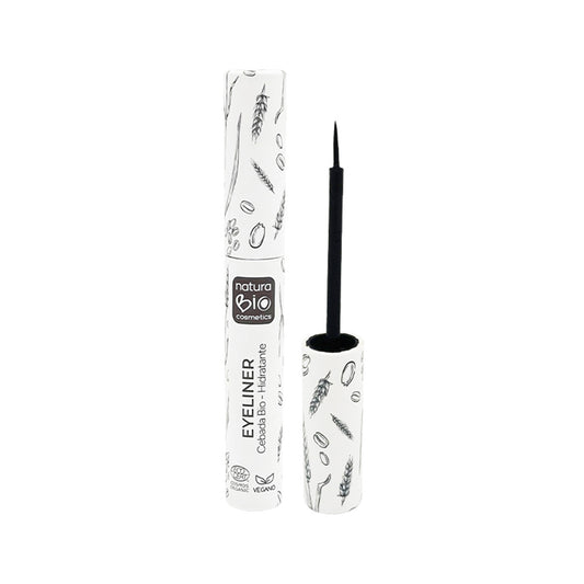Eyeliner Líquido 01 Taburiente Preto Com Pigmentos Naturais e Minerais, NaruraBio Cosmetics, 5ml