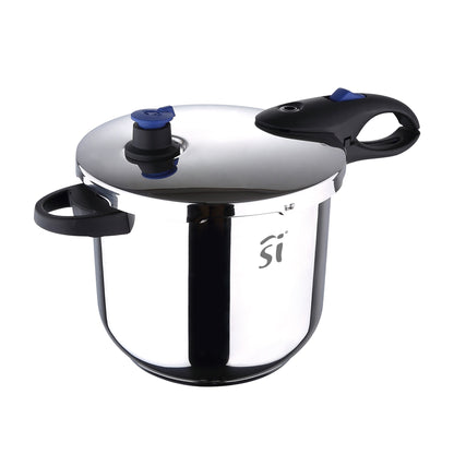 Set De 7pc Batería De Cocina En Alu Forjado+ 2 Sartenes Ø20ø28 Inducción + Olla A Presión 9l Acero Inox San Ignacio_3