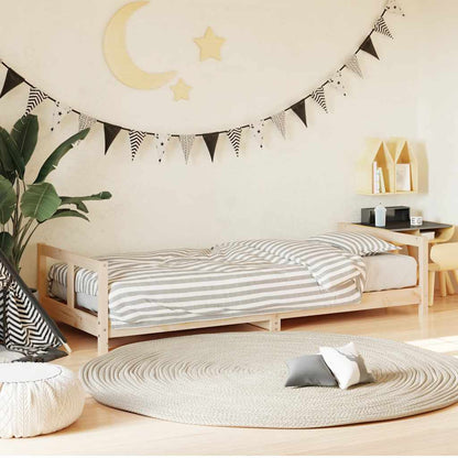Vidaxl Estructura De Cama Para Niños Madera Maciza De Pino 80x200 Cm_1