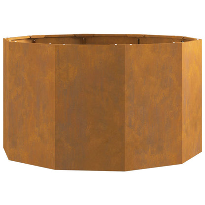 Jardinera Oxidado 90 X 90 X 50 Cm Acero Autopatinable_0