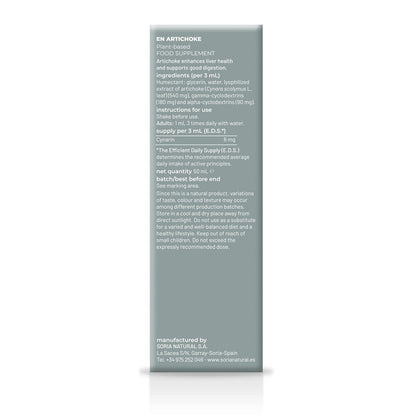 Extrato de Alcachofra Soria Natural, 50 ml