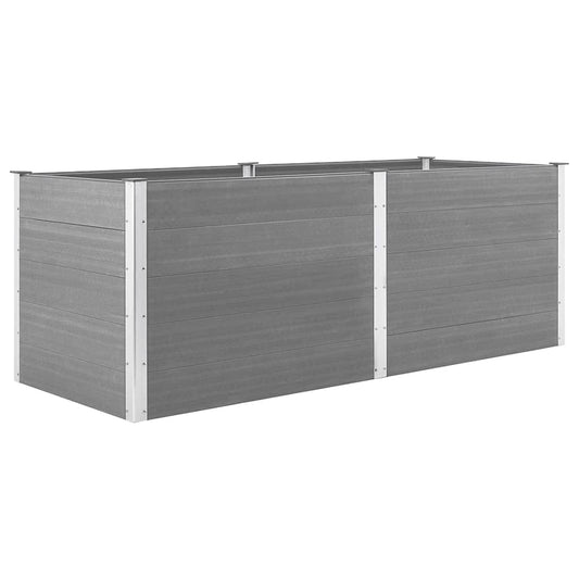 Arriate De Wpc Gris 250x100x91 Cm_0