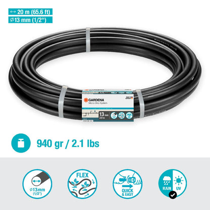 Tubo de ligação flexível Gardena Microdripsystem 20 m 13 mm (1/2")