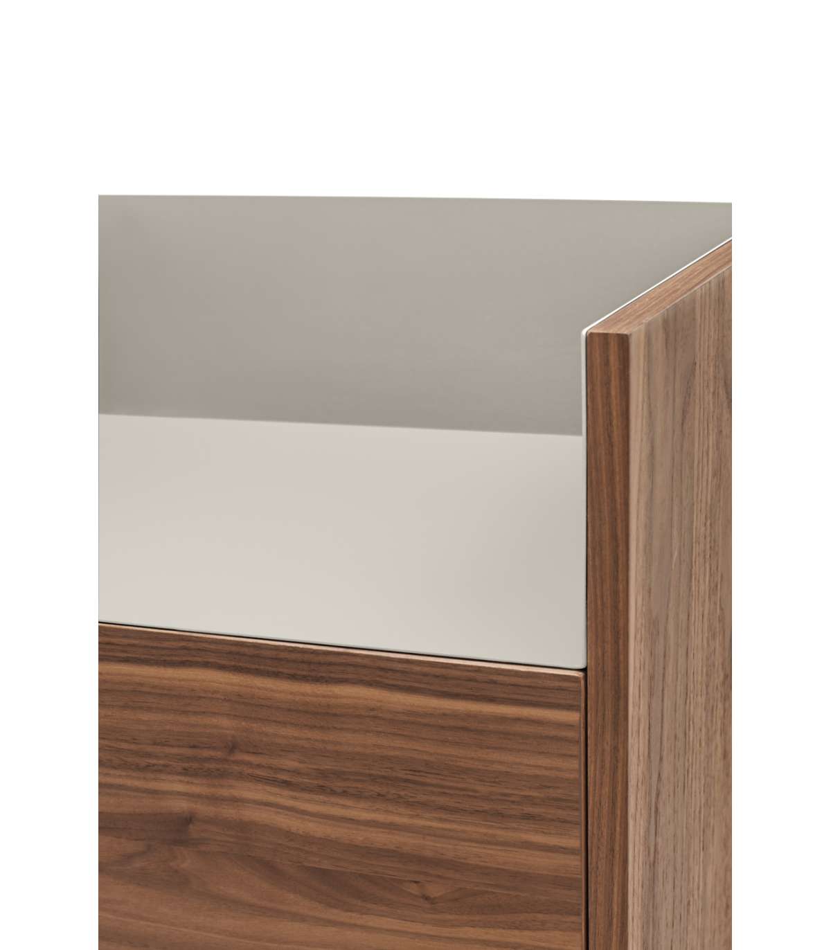Mueble Auxiliar Modelo Valley 2 Puertas 1 Cajón Acabado Nogal/gris Claro, 40cm(ancho) 130_4