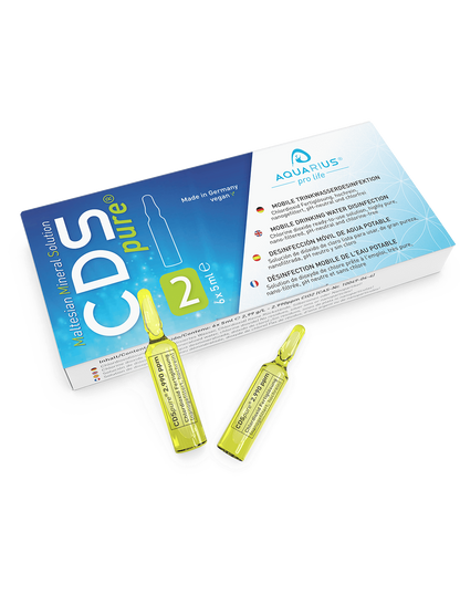 Aquarius Pro Life - Cdspure : Solución De Dióxido De Cloro 6x5ml En Ampollas De Vidrio_0