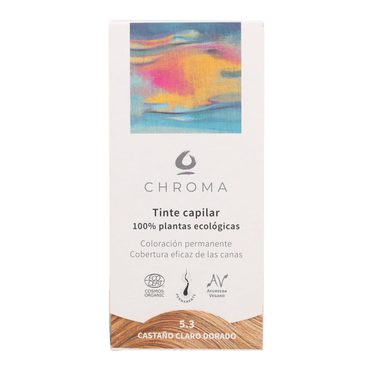 Tinte Chroma BIO Castaño Claro Dorado 5.3 100 g