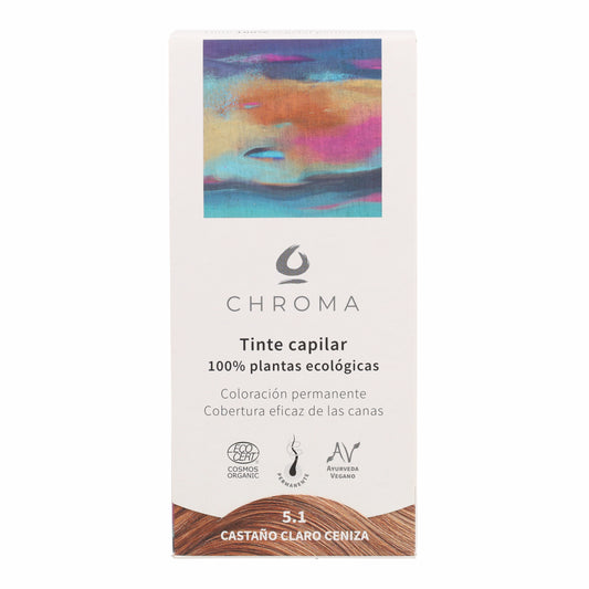 Tinte Chroma BIO Castaño Claro Ceniza 5.1 100 g