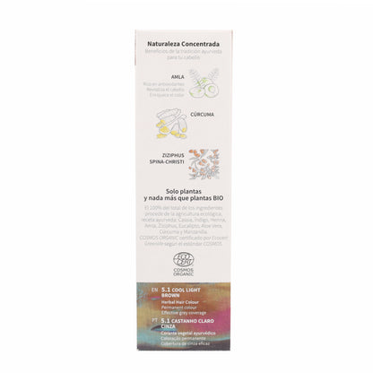 Tinte Chroma BIO Castaño Claro Ceniza 5.1 100 g